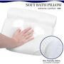 Bath Pillow Cushion Soft Bathtub Pillow Head And Neck, thumbnail 4 of 9