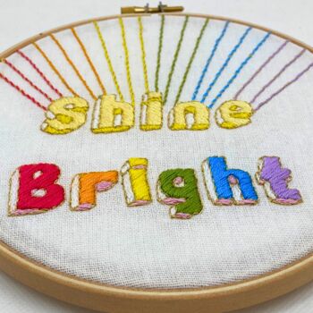 Shine Bright Embroidery Kit, 8 of 10
