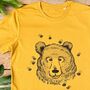 Bumble Bee Bear Organic T Shirt, thumbnail 4 of 7