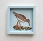 Handmade Framed Redshank Coastal Bird Mosaic Picture, thumbnail 1 of 5