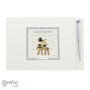 Personalised Boofle Wedding Hardback Guest Book And Pen, thumbnail 6 of 6
