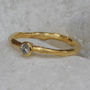 Gold And Diamond Solitaire Engagement Ring, thumbnail 1 of 5