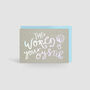 World Is Your Oyster Holographic Foil Card, thumbnail 1 of 3