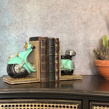 Vintage Scooter Bookends, 5 of 7