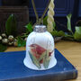 Wren And Snowdrops Bone China Bell Decoration, thumbnail 4 of 7