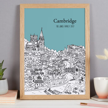 Personalised Cambridge Print, 4 of 10