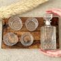 Glass Whiskey Decanter Fathers Day Gift Set, thumbnail 4 of 6