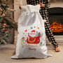 Personalised Santa Sack Christmas Gift For Kids, thumbnail 3 of 4