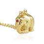 Personalised Mother And Baby Elephant Necklace, thumbnail 3 of 12