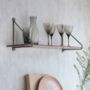 Industrial Wooden Shelf With Brackets Various Sizes, thumbnail 1 of 3