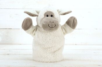 Sheep Hand Puppet With Matching Mini Sheep, 3 of 3