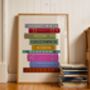 London Book Stack Art Print, thumbnail 1 of 6