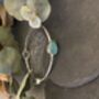 Silver Plated Bangle With Four Semi Precious Stones, thumbnail 2 of 10