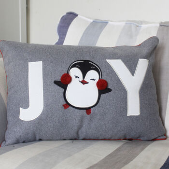 Christmas Joy Cushion, 2 of 4