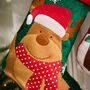 Personalised Reindeer Christmas Stocking, thumbnail 5 of 6