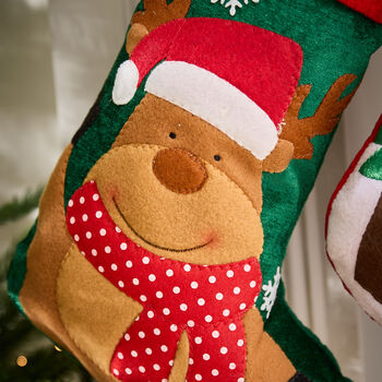 Personalised Reindeer Christmas Stocking, 5 of 6