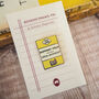 'Support Your Local Bookshop' Enamel Pin Badge, thumbnail 4 of 5