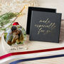 First Christmas Engaged Photo Acrylic Ornament 2025, thumbnail 3 of 9