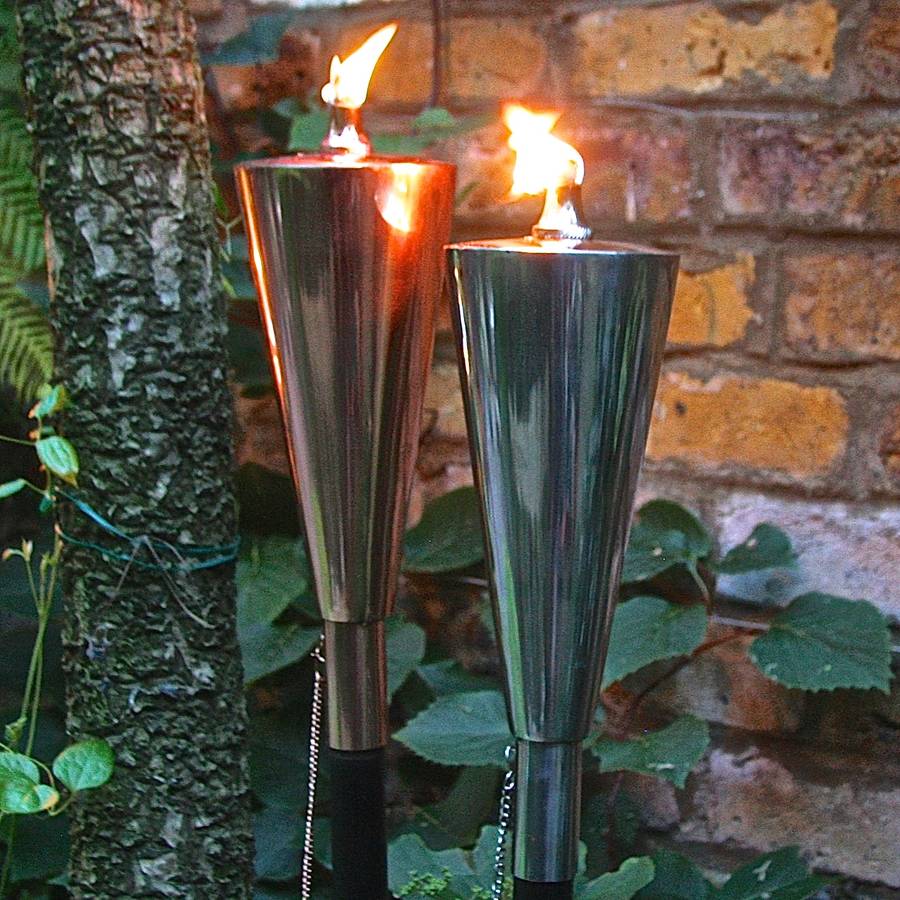 Copper Olympic Oil Torch By London Garden Trading