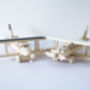 Handcrafted Wooden Biplane Toy, thumbnail 4 of 7