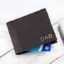 Personalised Dark Brown Vegan Leather Cork Wallet, thumbnail 1 of 9