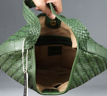 Hand Woven Leather Bag, 5 of 12
