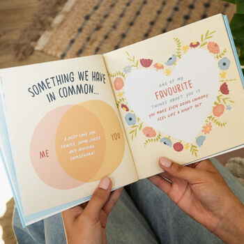 Personalised 'I Made A Book About You' Friendship Book, 4 of 12