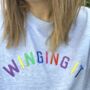 Winging It Embroidered Sweatshirt, thumbnail 1 of 3