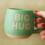 Big Hug Mug In Green, thumbnail 1 of 3