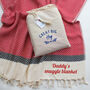 Personalised Soft Cotton Throw, Christmas Gift, thumbnail 9 of 12