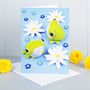 Frogs And Lilies Greeting Card, thumbnail 1 of 2