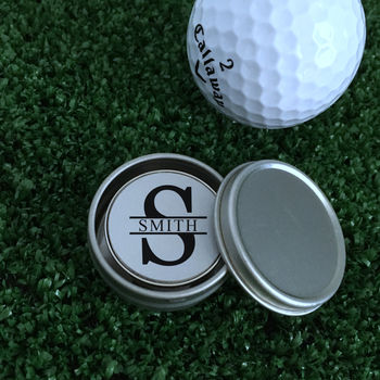 Personalised Name And Initial Golf Ball Marker, 2 of 2