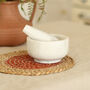 Luxury White Marble Pestle And Mortar, thumbnail 1 of 6
