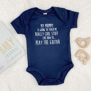 Mummy/Daddy Is Going To Teach Me… Personalised Babygrow, 6 of 8