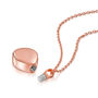 Teardrop Urn Ashes Necklace – 18 K Rose Gold Plate, thumbnail 4 of 6