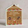 Personalised Gingerbread House Christmas Wooden Ornament, thumbnail 1 of 4