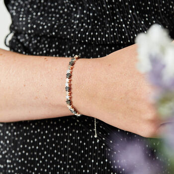 Mixed Metal Drawstring Star Bracelet, 3 of 6