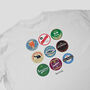 Leicester Beer Mats Oversized T Shirt, thumbnail 3 of 10