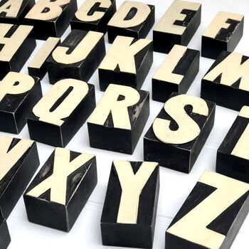 Wooden Alphabet Letter Block, 5 of 5