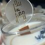 Personalised Wedding Favour Candle In Double Glass, thumbnail 5 of 9