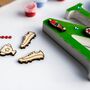 Personalised Paint Your Own Football Wooden Name, thumbnail 3 of 9