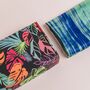100% Mulberry Silk Scarf, Green And Blue, Aurora Borealis, thumbnail 7 of 9