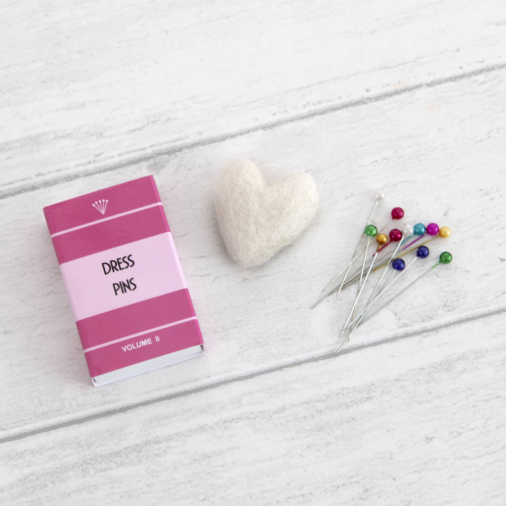 Sewing Kit Gift Set In A Novelty Miniature Bookcase By Marvling Bros