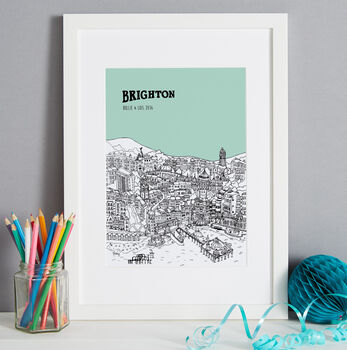 Personalised Brighton Print, 5 of 10
