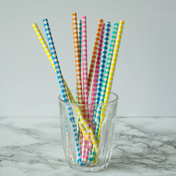 Patterned Paper Straws, 7 of 11