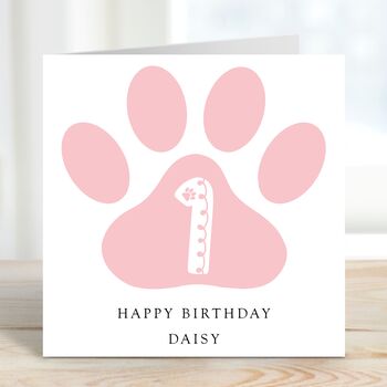 Personalised Birthday Card For Dog, 3 of 3