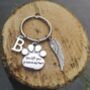 Pet Memorial Personalised Engraved Keyring, thumbnail 1 of 2