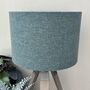 William Morris Willow Bough Lovat Blue Tweed Lampshades, thumbnail 5 of 10