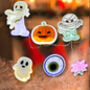 Battery Operated LED Light Up Halloween Gel Window Stickers, thumbnail 2 of 4