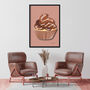 Chocolate Cupcake Print, thumbnail 2 of 6